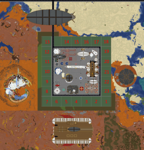 Карта г. Пароград и план участков